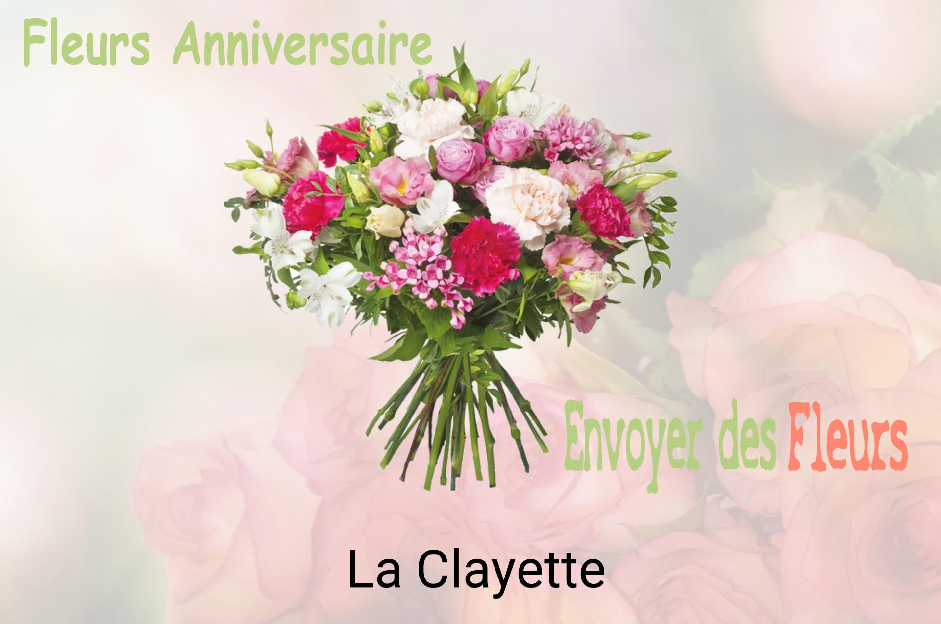 Bouquet de fleurs d’anniversaire livré à La Clayette